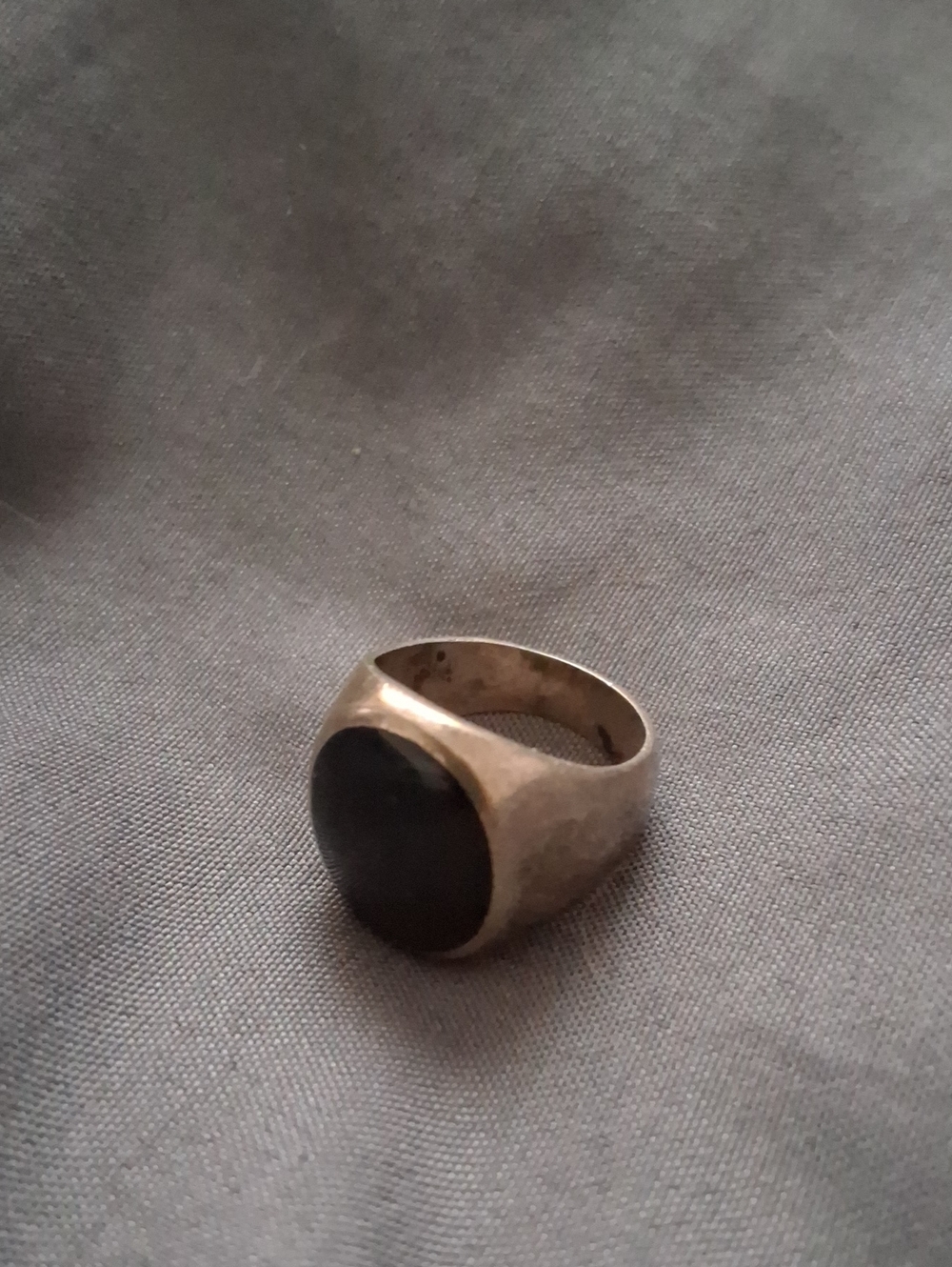 Black Onyx Sterling Silver Ring